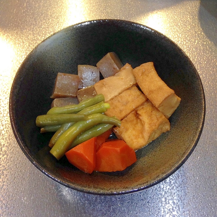 ご飯が進む♪厚揚げと野菜の煮物☆